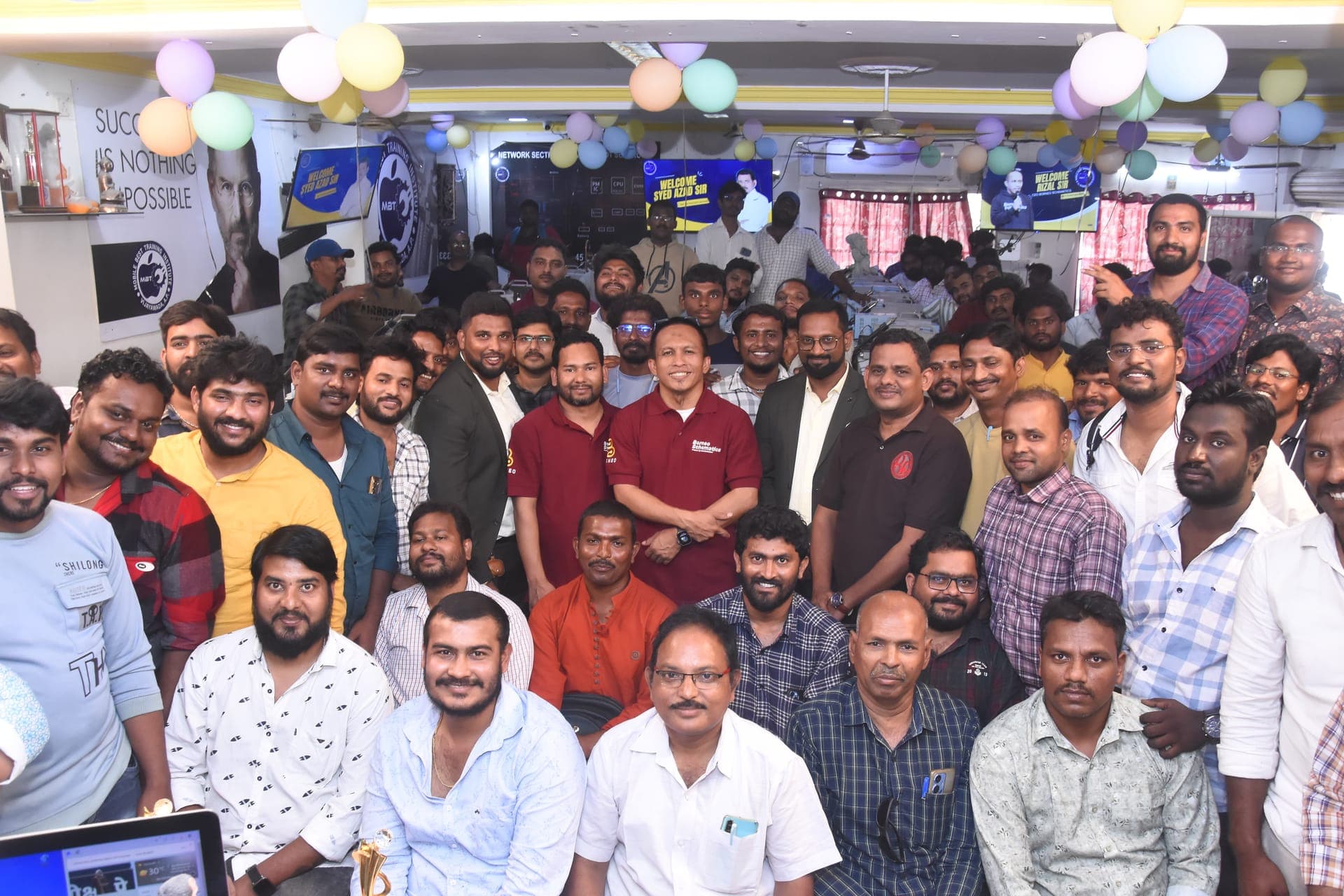 First batch of students at MBT Institute